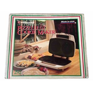 Toastmaster Pizzelle Maker Model Italian International Cookie Maker 292 Vintage